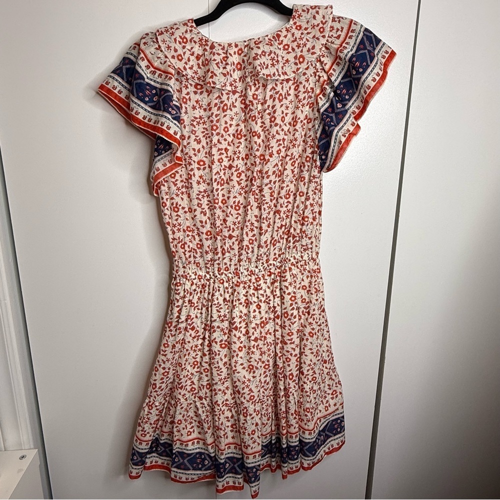 Trovata Birds of Paradis Marcella Mini Dress Red Ivy XS - Picture 5 of 11